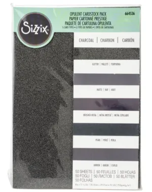 Sizzix Surfacez Opulent Cardstock Pack 8"X11.5" 50/Pkg