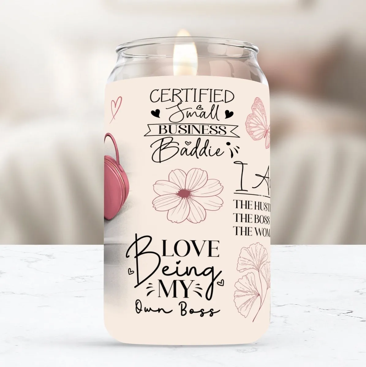 Small Business Baddie Soy Candle