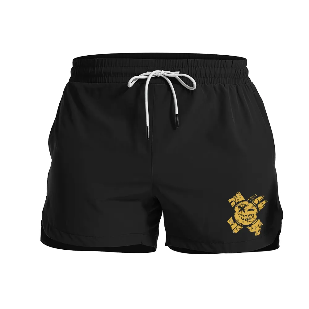 Smiley X Graphic Shorts