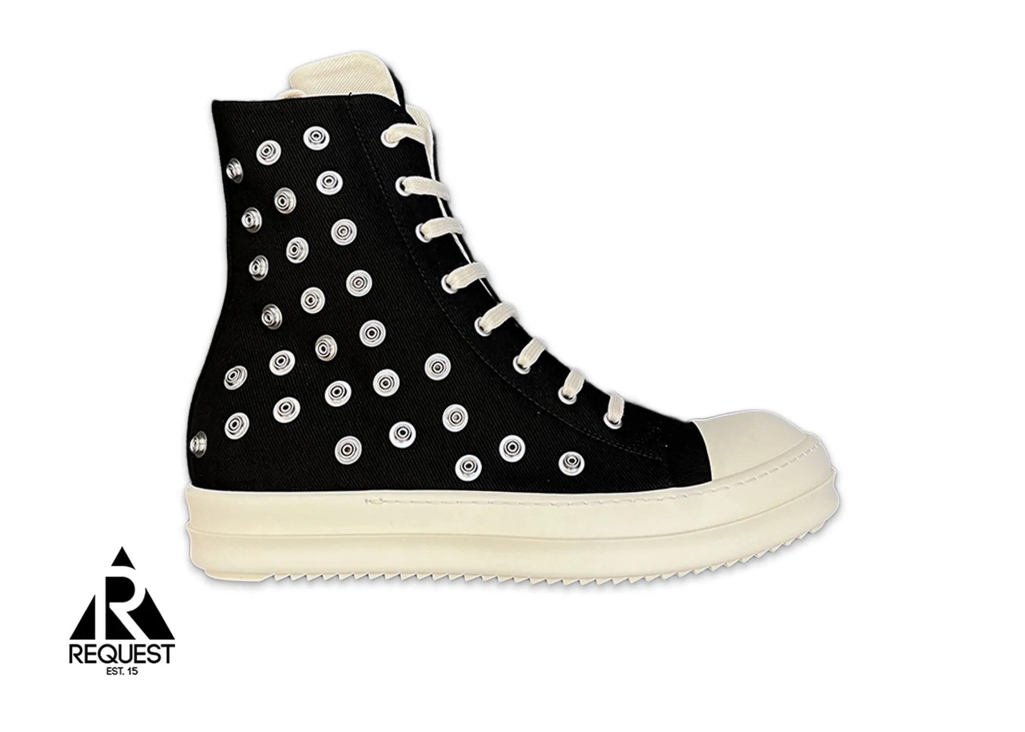 Sneaks Studded Eyelets "Black Milk"