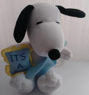 Snoopy It's A Boy Plush