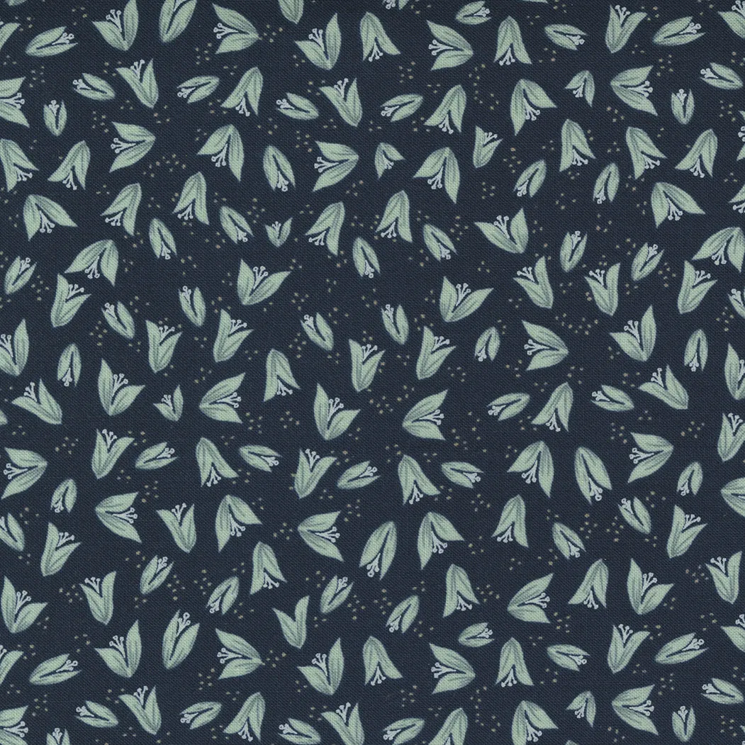 Songbook Bud and Bloom in Midnight by Fancy That Design House Co