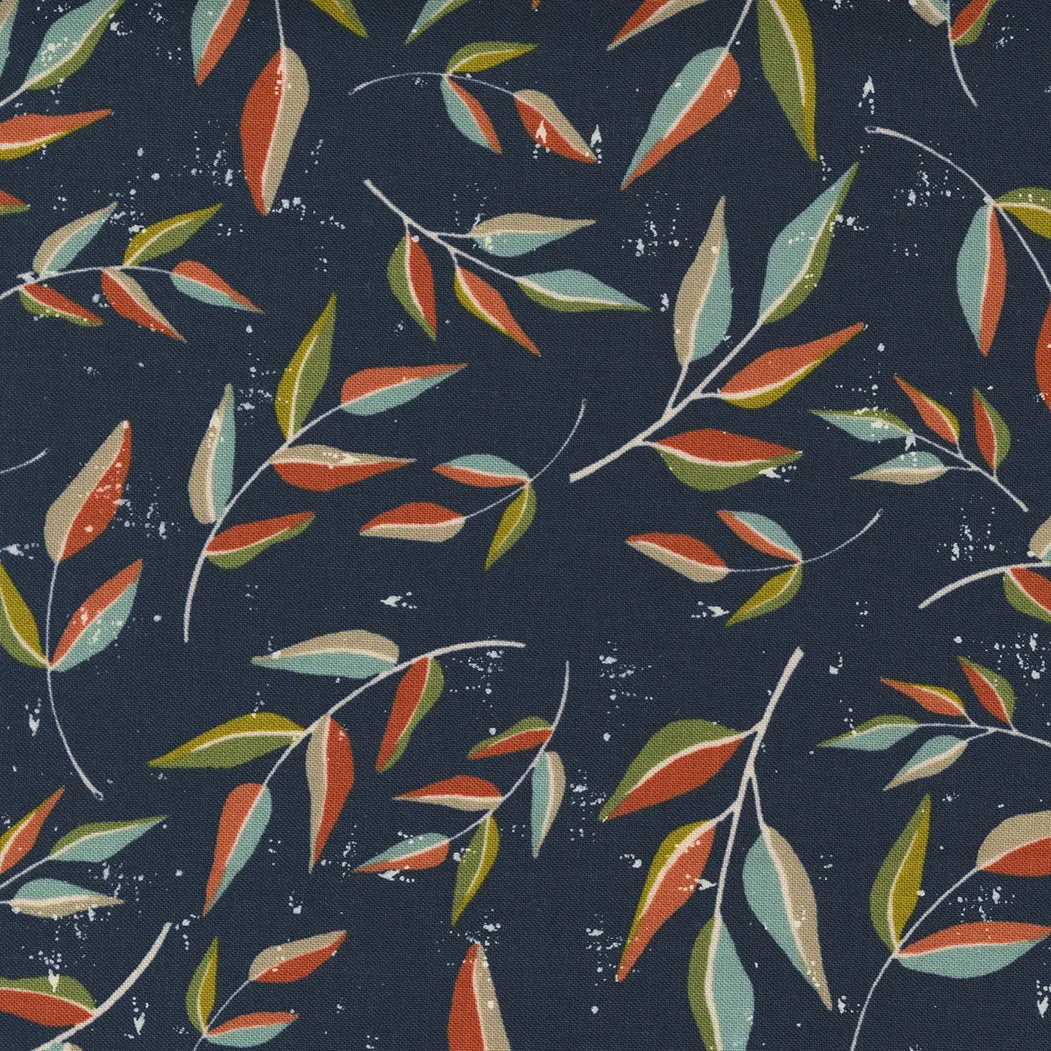 Songbook Leaf Dream in Midnight by Fancy That Design House Co