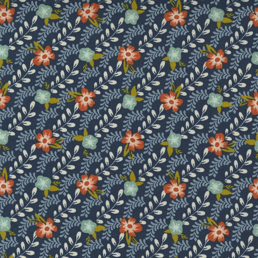 Songbook Trellis Climb in Midnight by Fancy That Design House Co