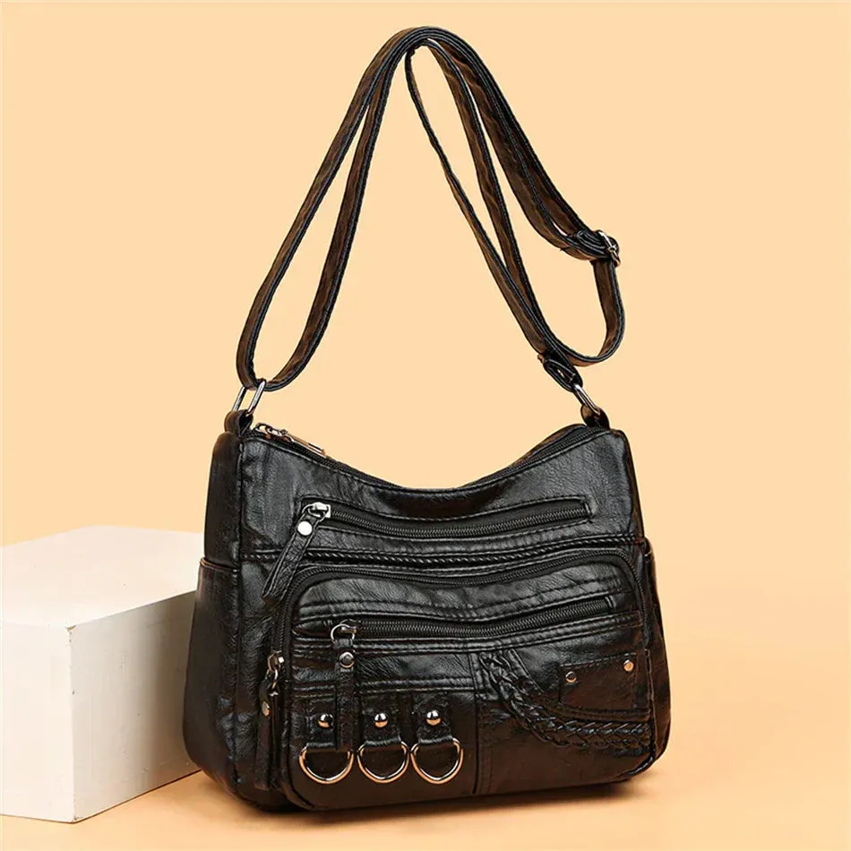 Sophia™ Retro Elegance | Cozy Zipper Pouch