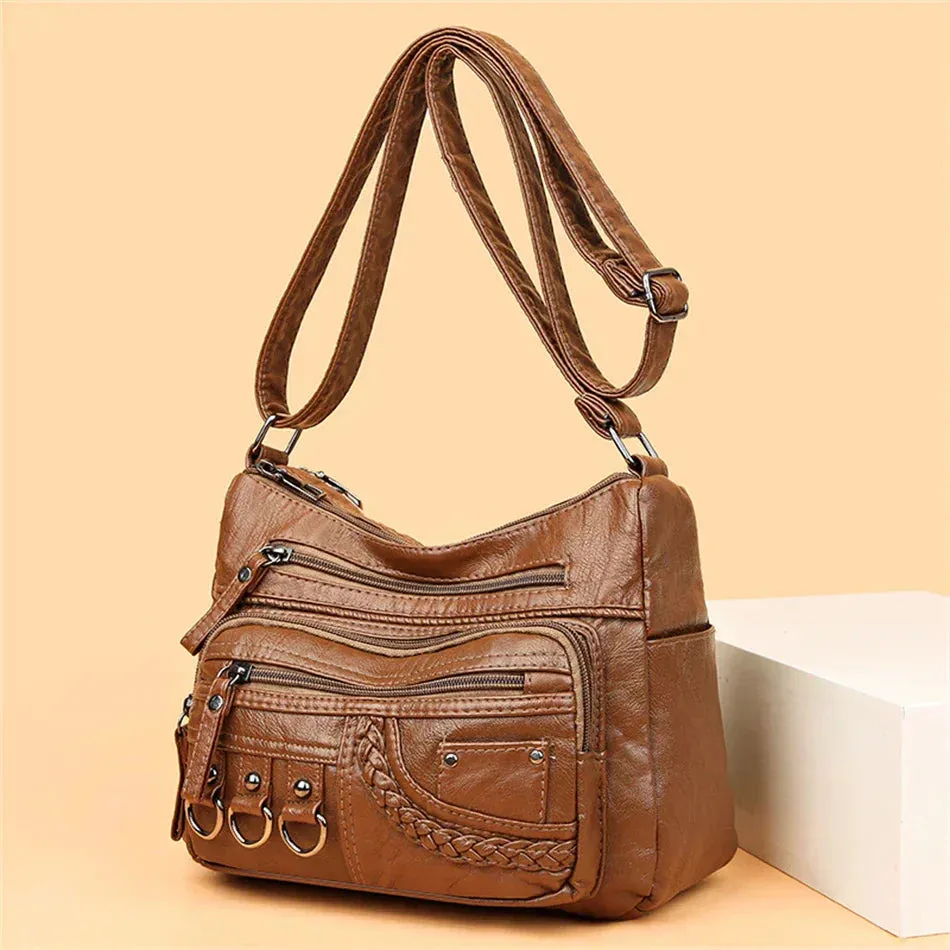 Sophia™ Retro Elegance | Cozy Zipper Pouch