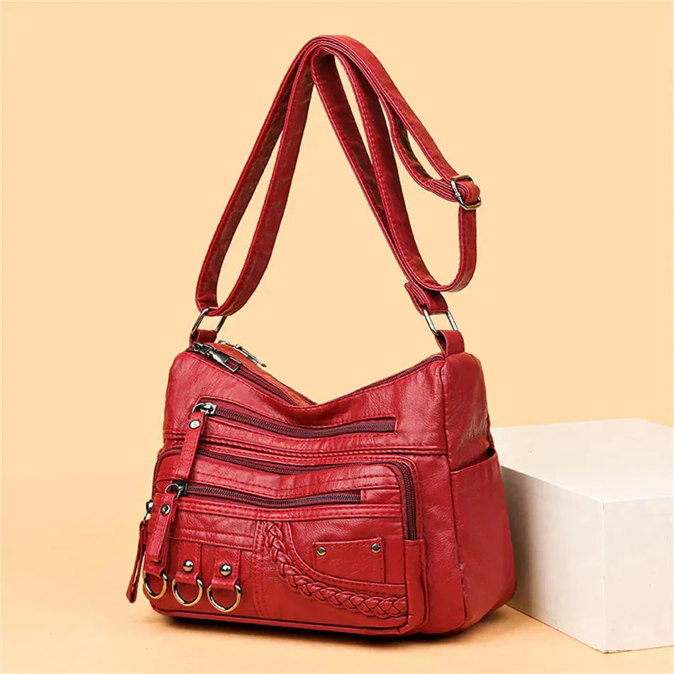 Sophia™ Retro Elegance | Cozy Zipper Pouch