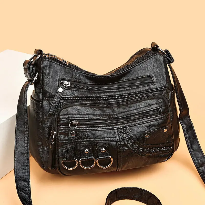 Sophia™ Retro Elegance | Cozy Zipper Pouch