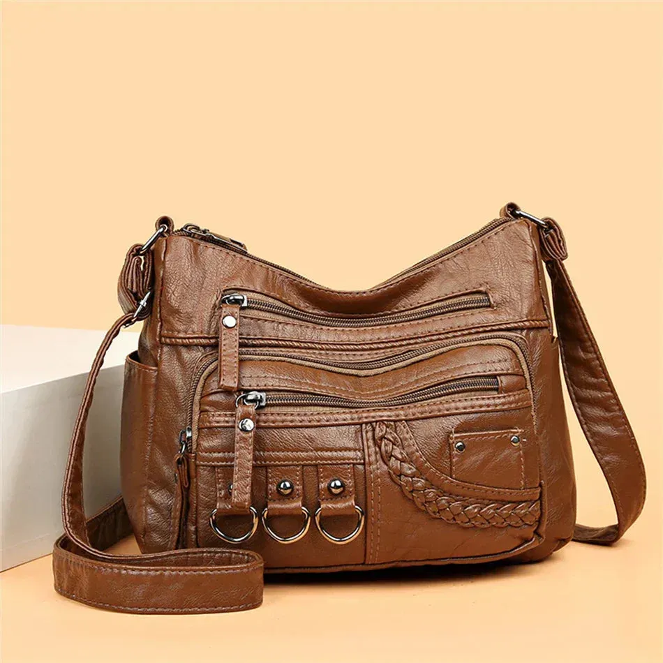 Sophia™ Retro Elegance | Cozy Zipper Pouch
