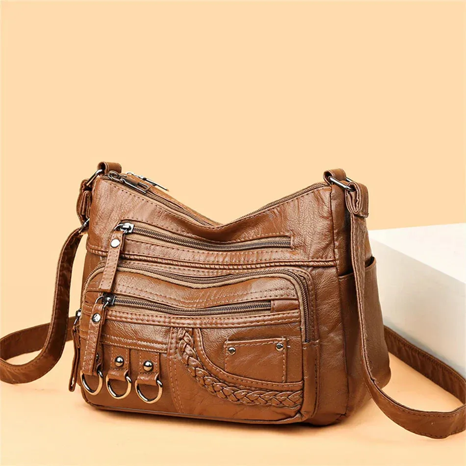 Sophia™ Retro Elegance | Cozy Zipper Pouch