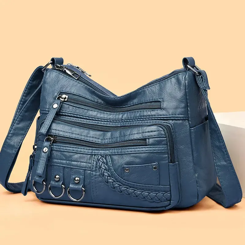Sophia™ Retro Elegance | Cozy Zipper Pouch