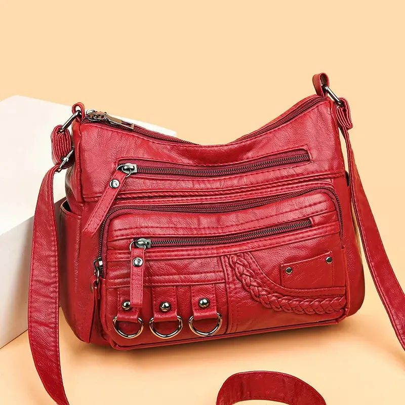 Sophia™ Retro Elegance | Cozy Zipper Pouch