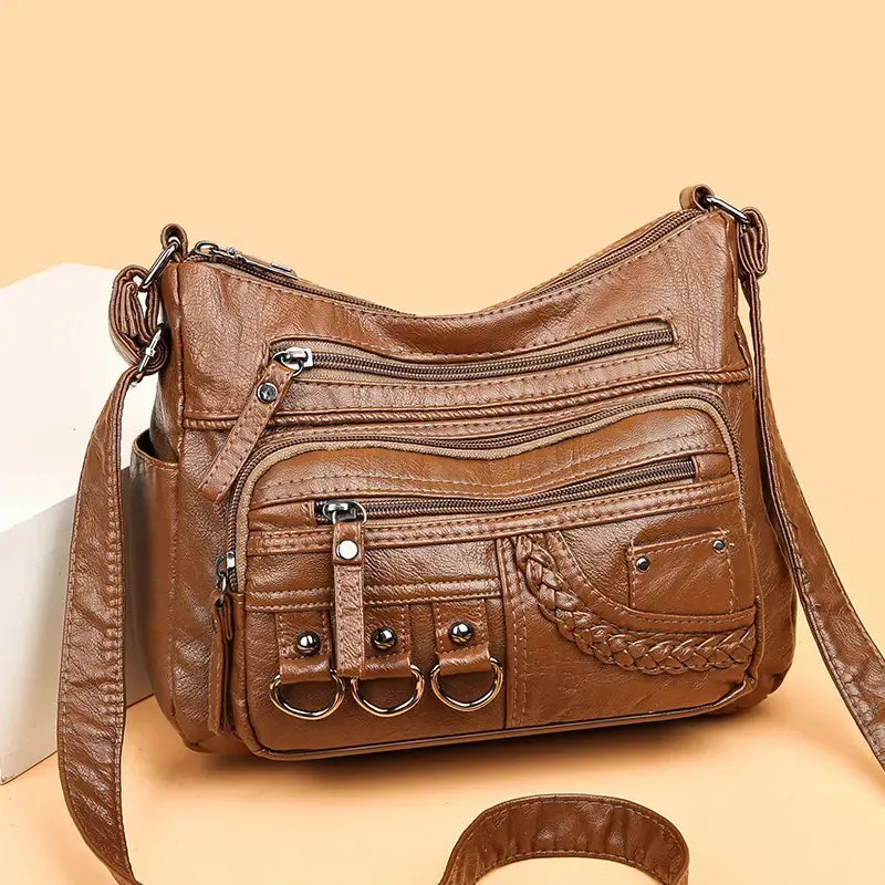 Sophia™ Retro Elegance | Cozy Zipper Pouch