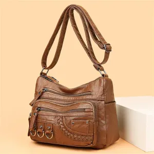 Sophia™ Retro Elegance | Cozy Zipper Pouch