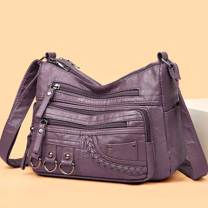 Sophia™ Retro Elegance | Cozy Zipper Pouch