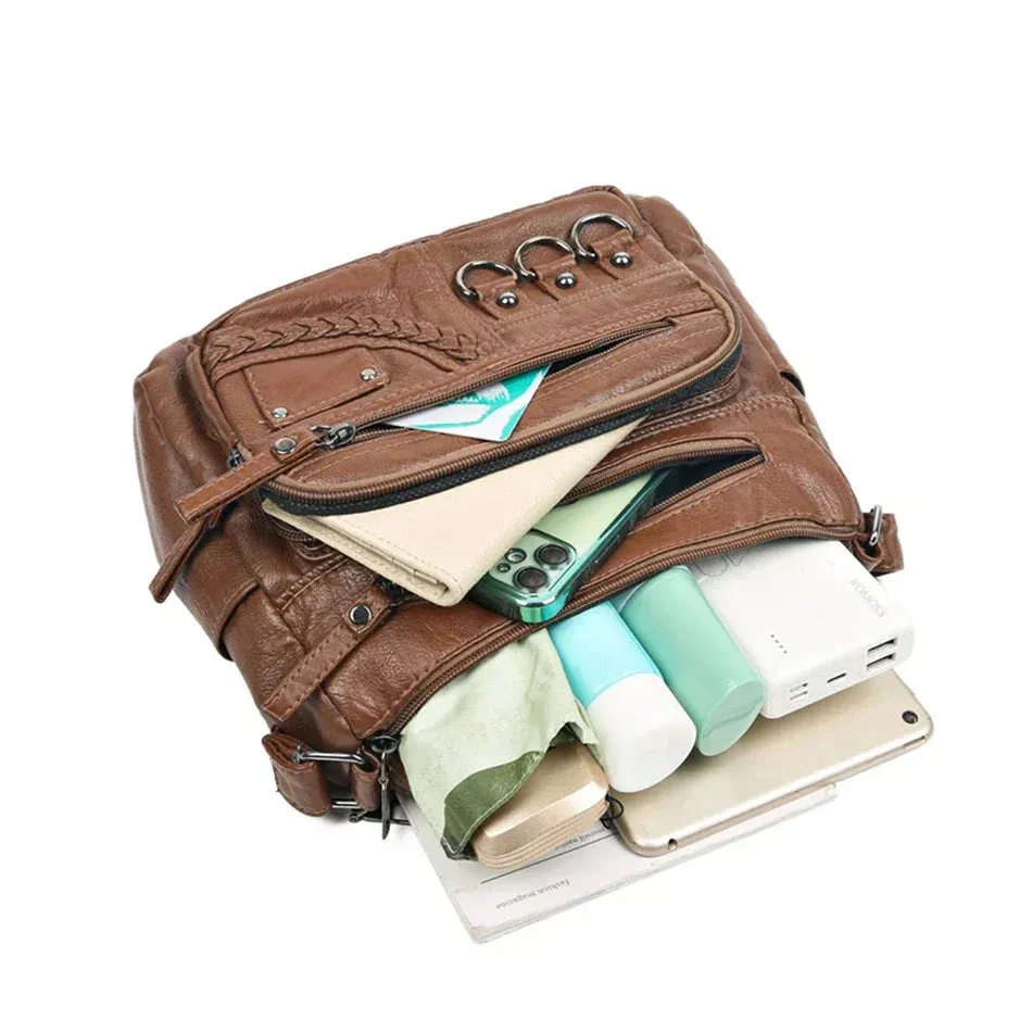 Sophia™ Retro Elegance | Cozy Zipper Pouch