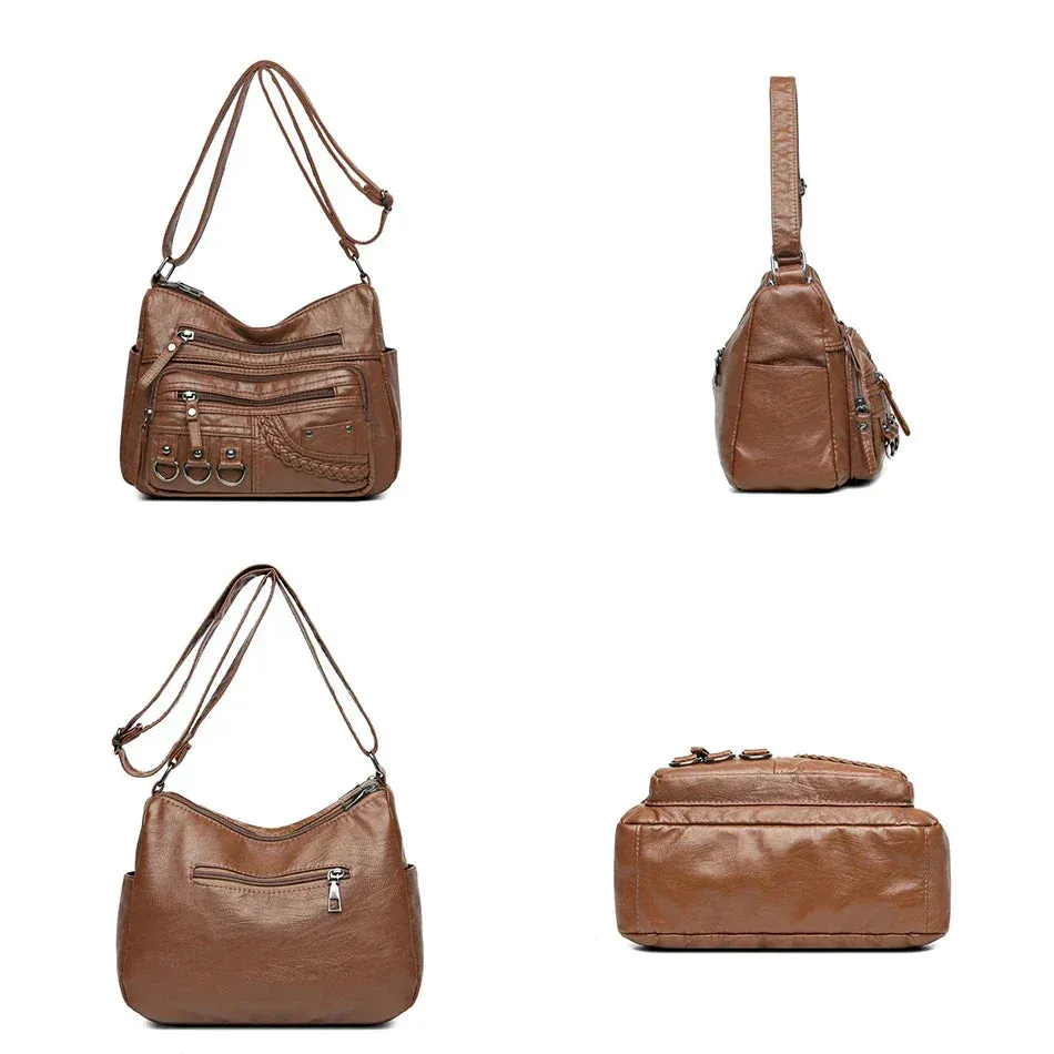 Sophia™ Retro Elegance | Cozy Zipper Pouch