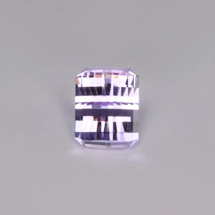 Split Facet Opposed Bar Cut Tanzanite *RARE AND UNUSUAL COLOR* 5.92 Carats