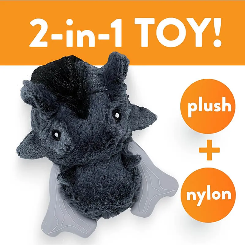 Spunky Pup Knuckleheads Plush Chew Toy Warthog