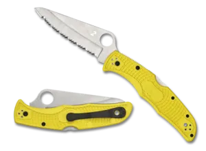 Spyderco Pacific Salt 2, Yellow Serrated C91SYL2
