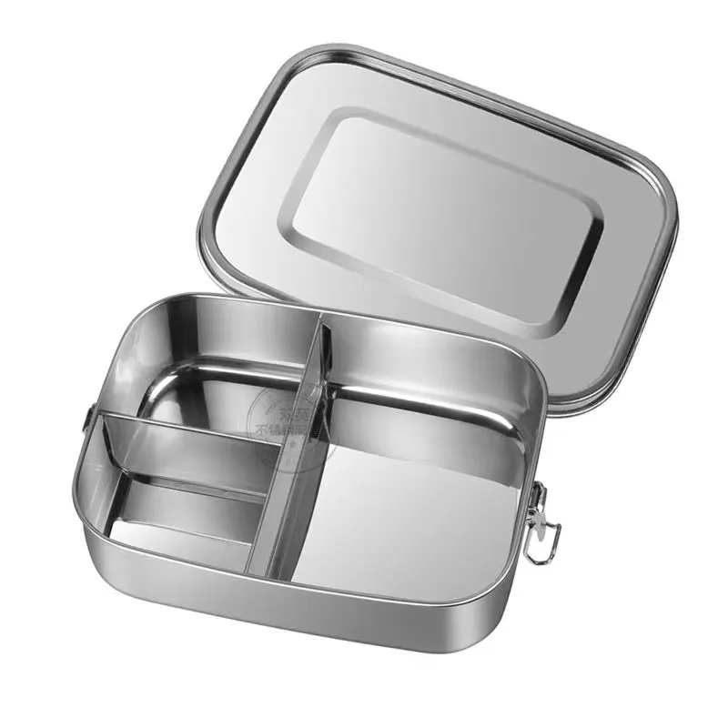 Stainless steel lunch box two/three compartments 1L-1.4L