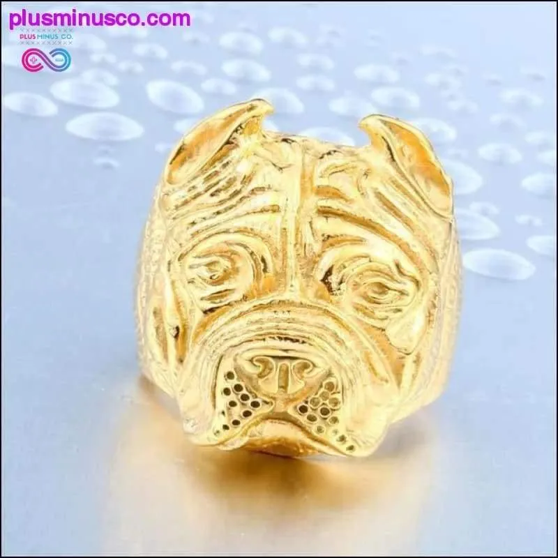 Stainless Steel Titanium Animal Pit Bull Dog Ring