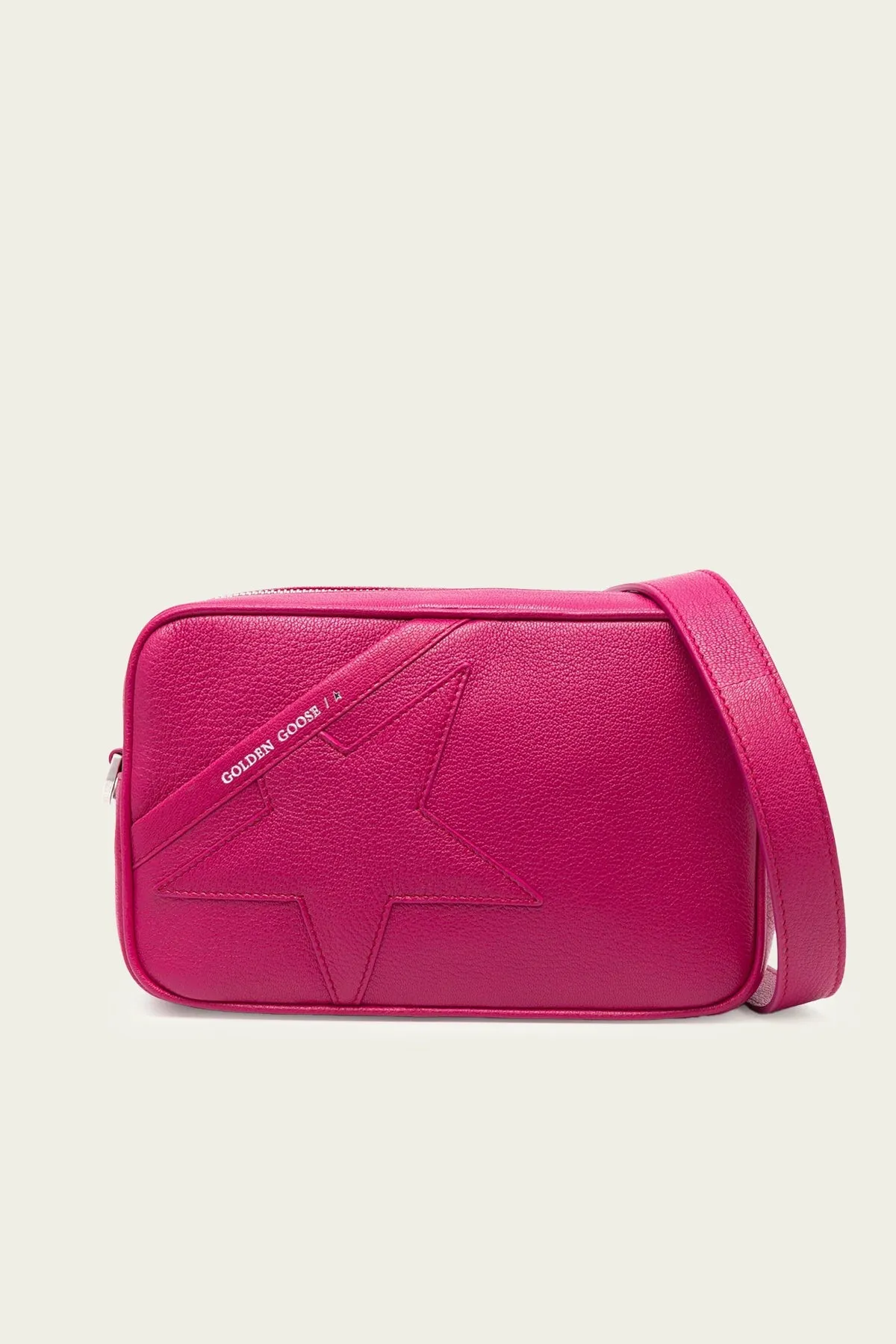Star Bag Cross-Body Goat Leather Bag in Hibiscus