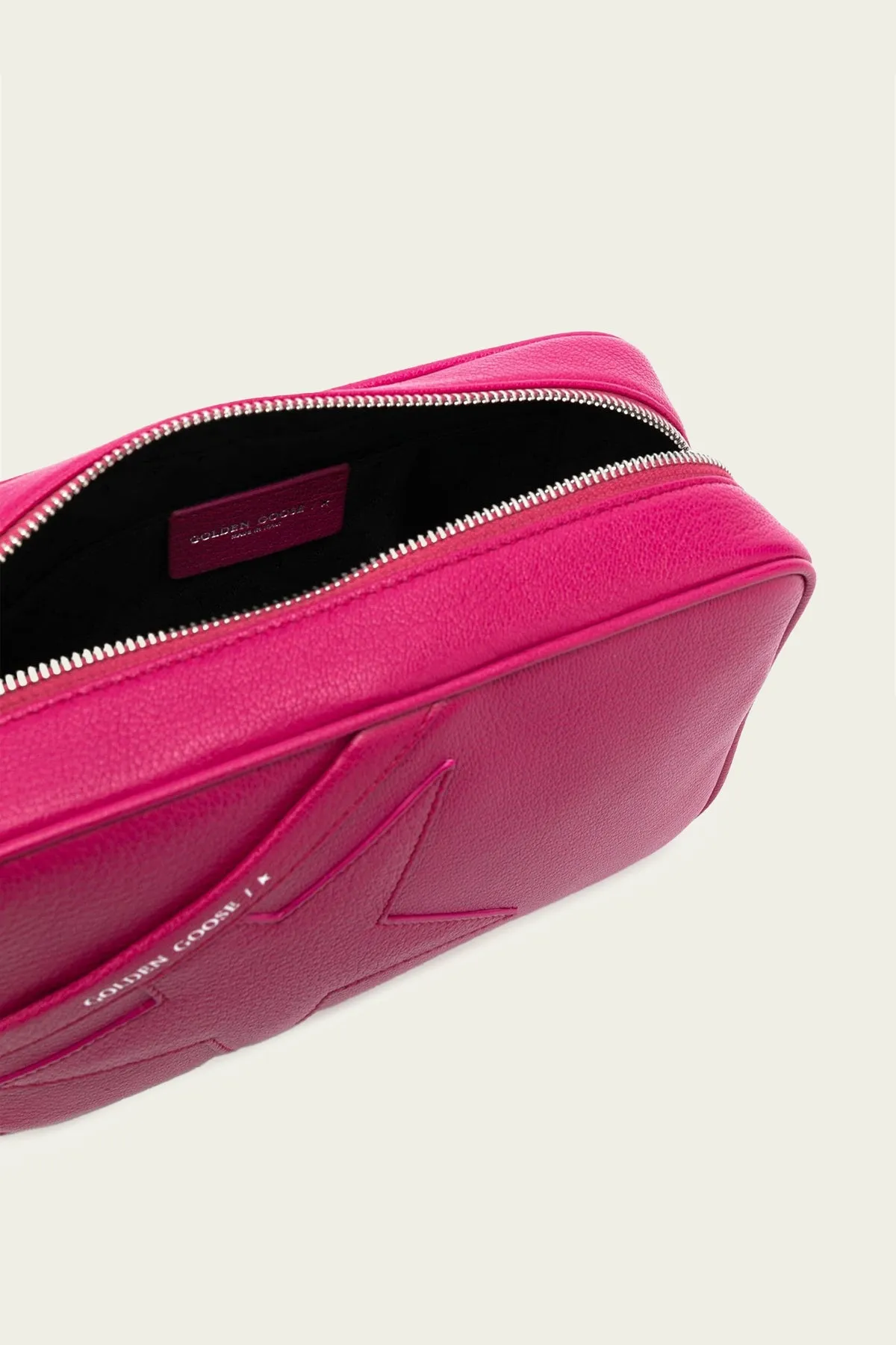 Star Bag Cross-Body Goat Leather Bag in Hibiscus