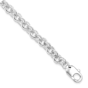 Sterling Silver Fancy Link Bracelet