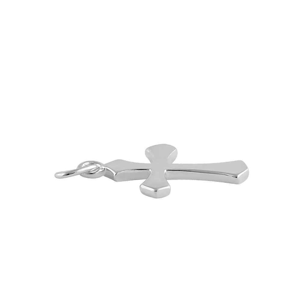 Sterling Silver Pointy Cross Pendant