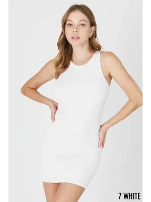 Stroll Basic Dress White