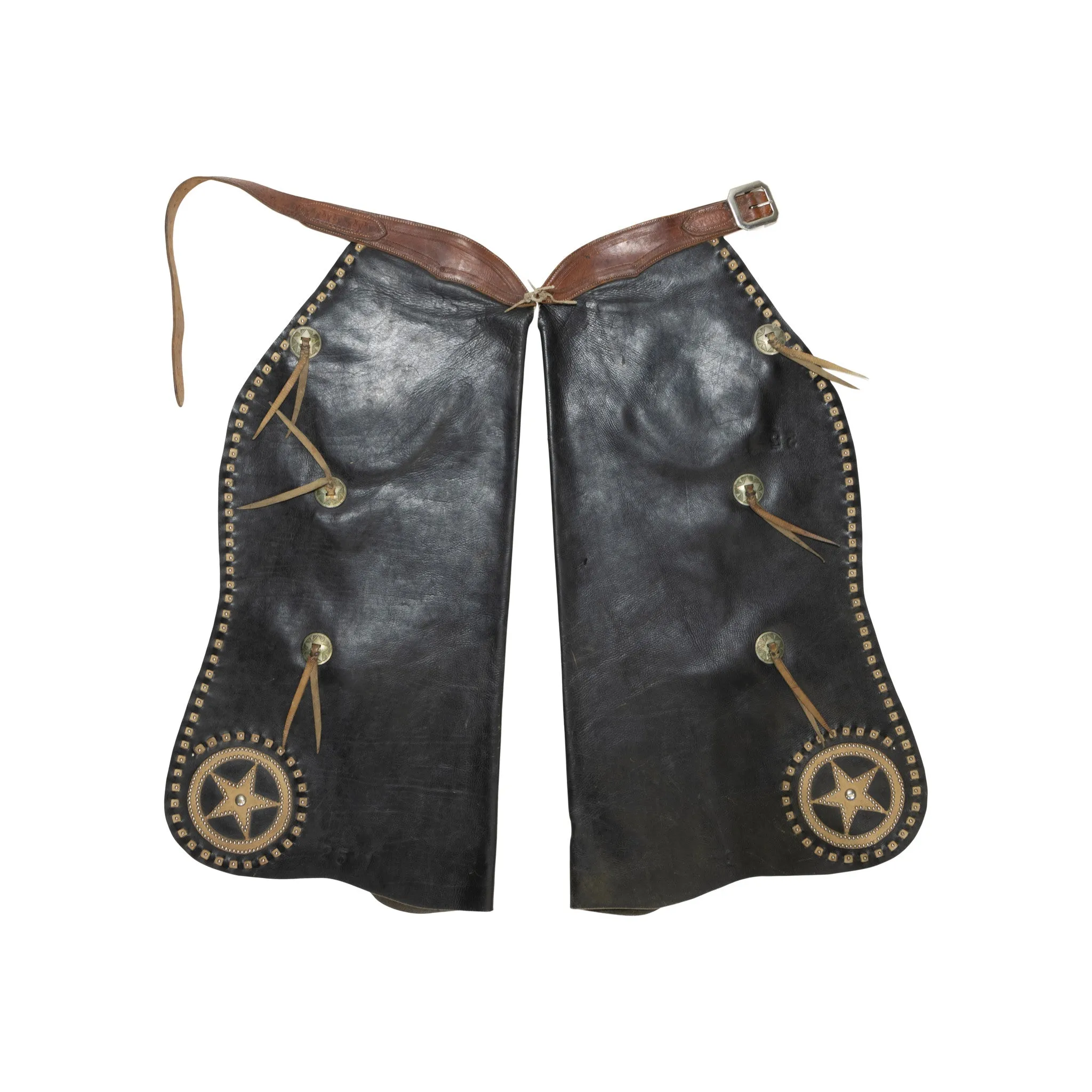 Studded Black Chaps
