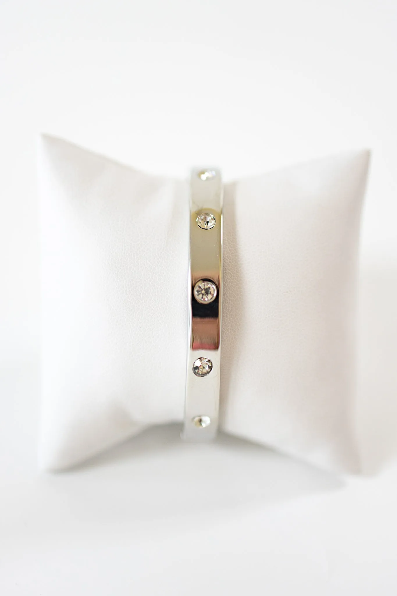 Studded Crystal & Metal Bracelet, VARIOUS