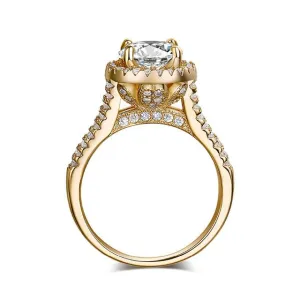 Studded Flower Ring