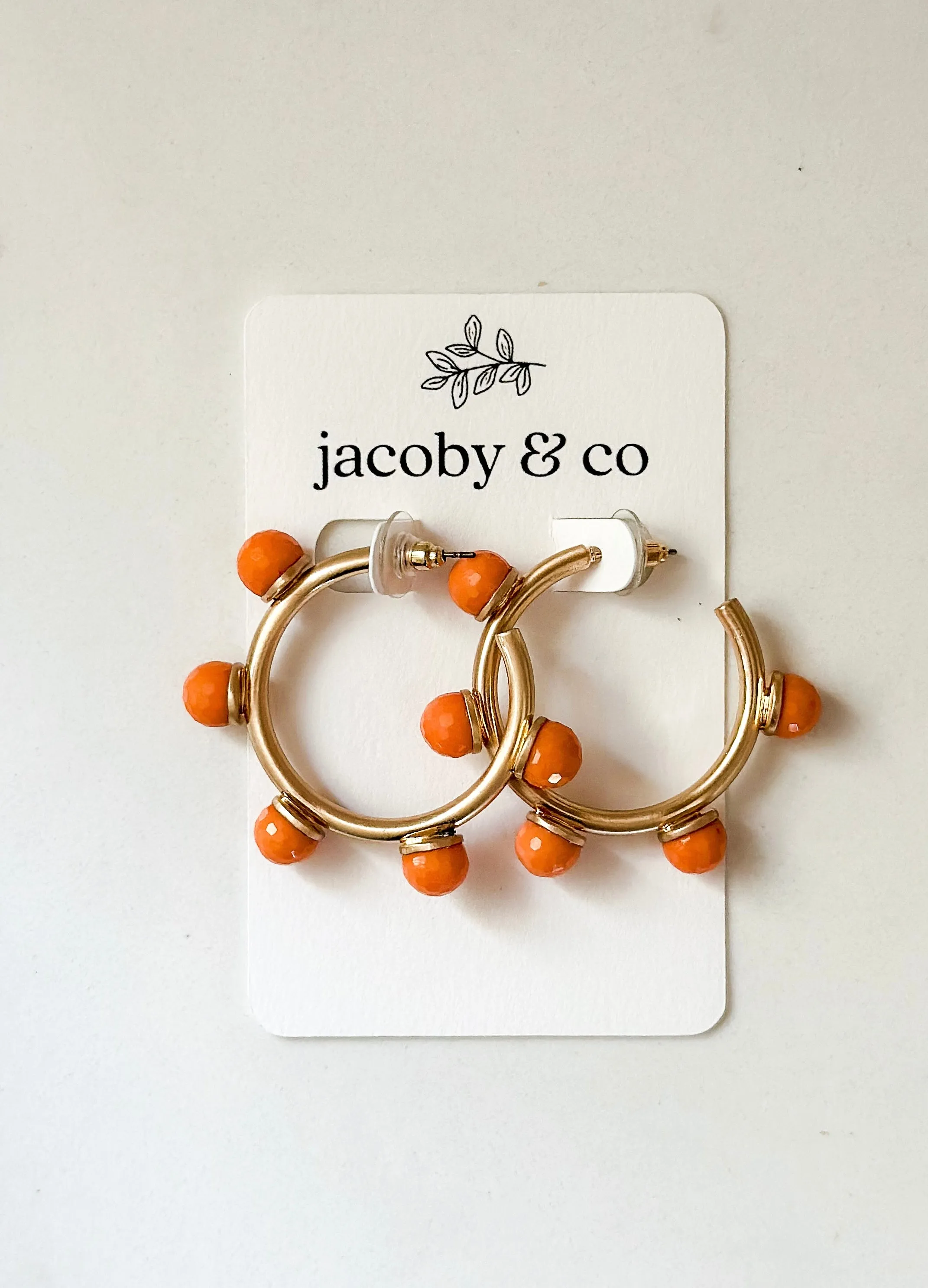 Studded Hoops