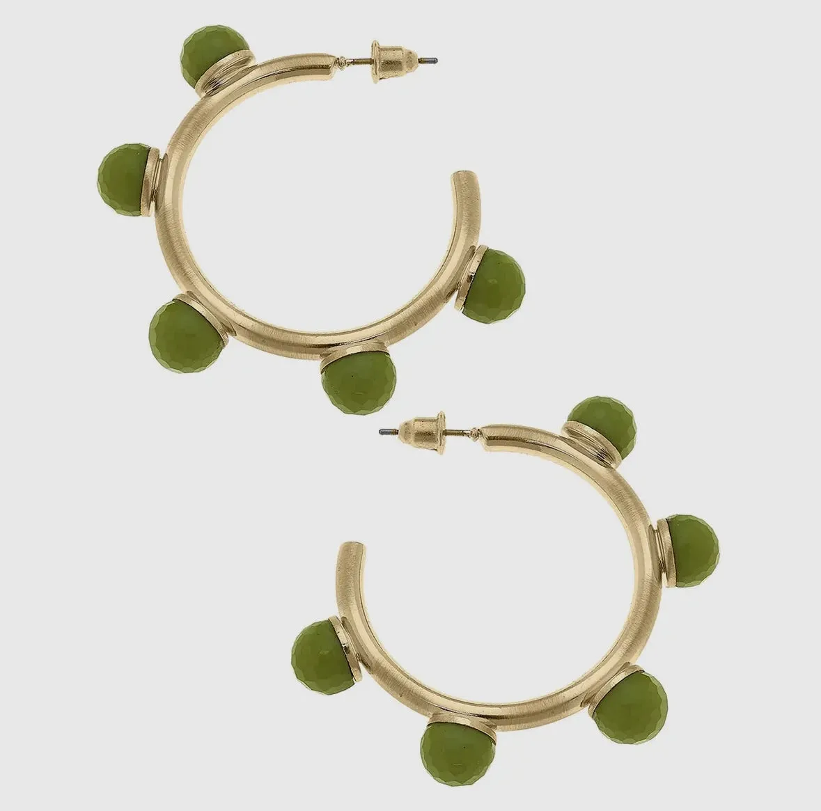 Studded Hoops