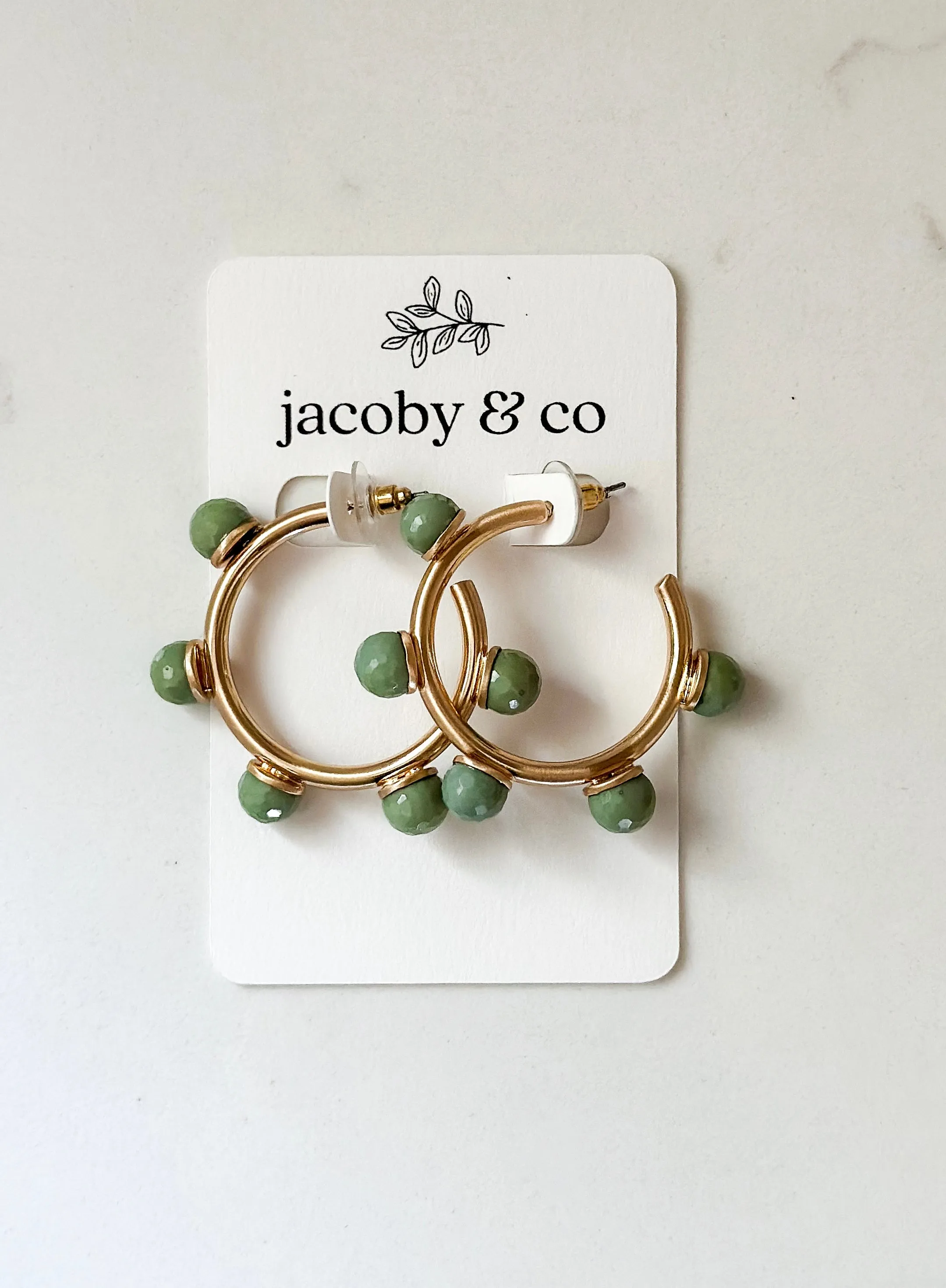 Studded Hoops