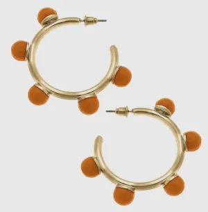 Studded Hoops