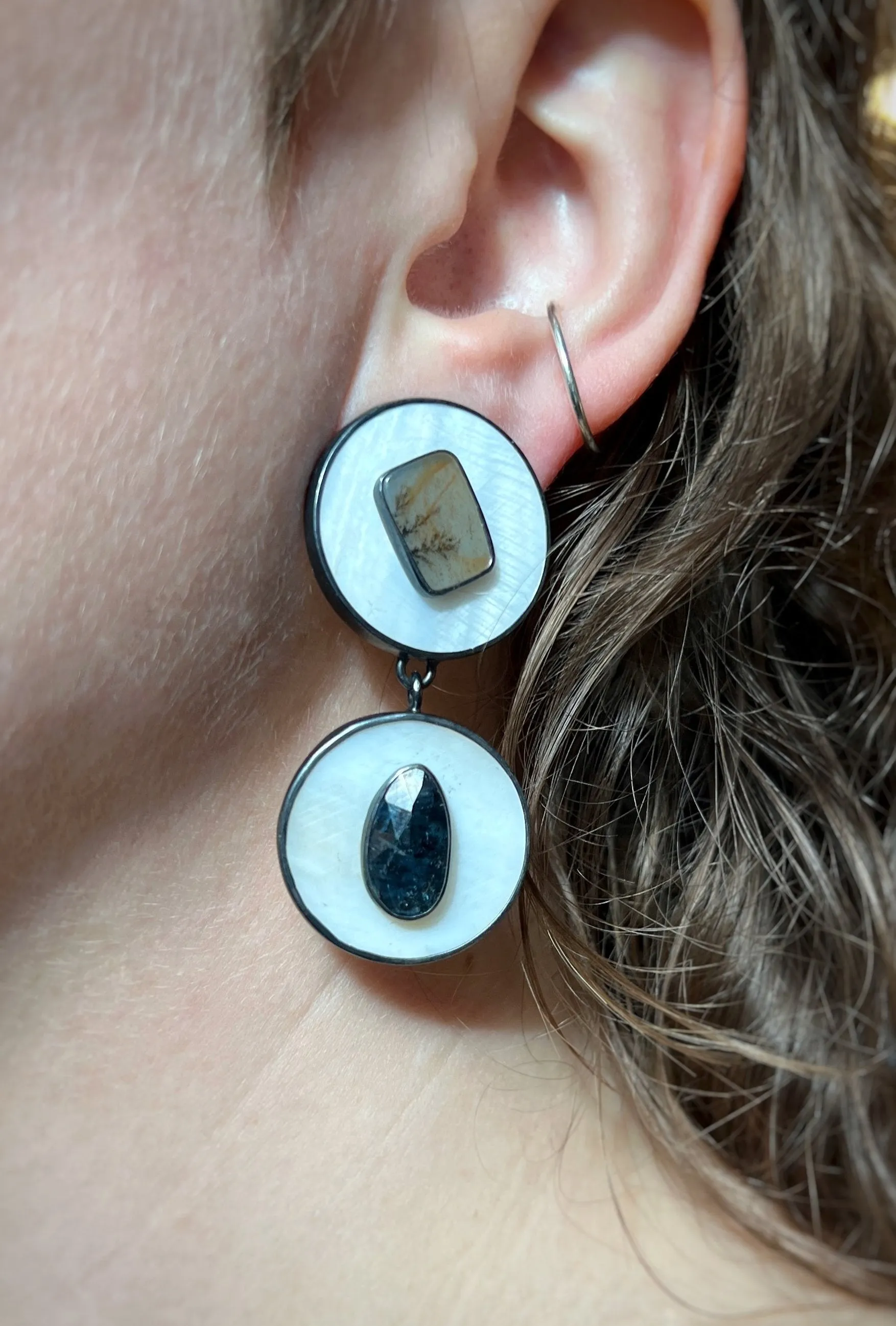 Studded Pearl Earrings