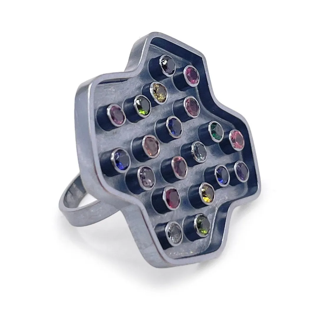 Studded Plus Ring