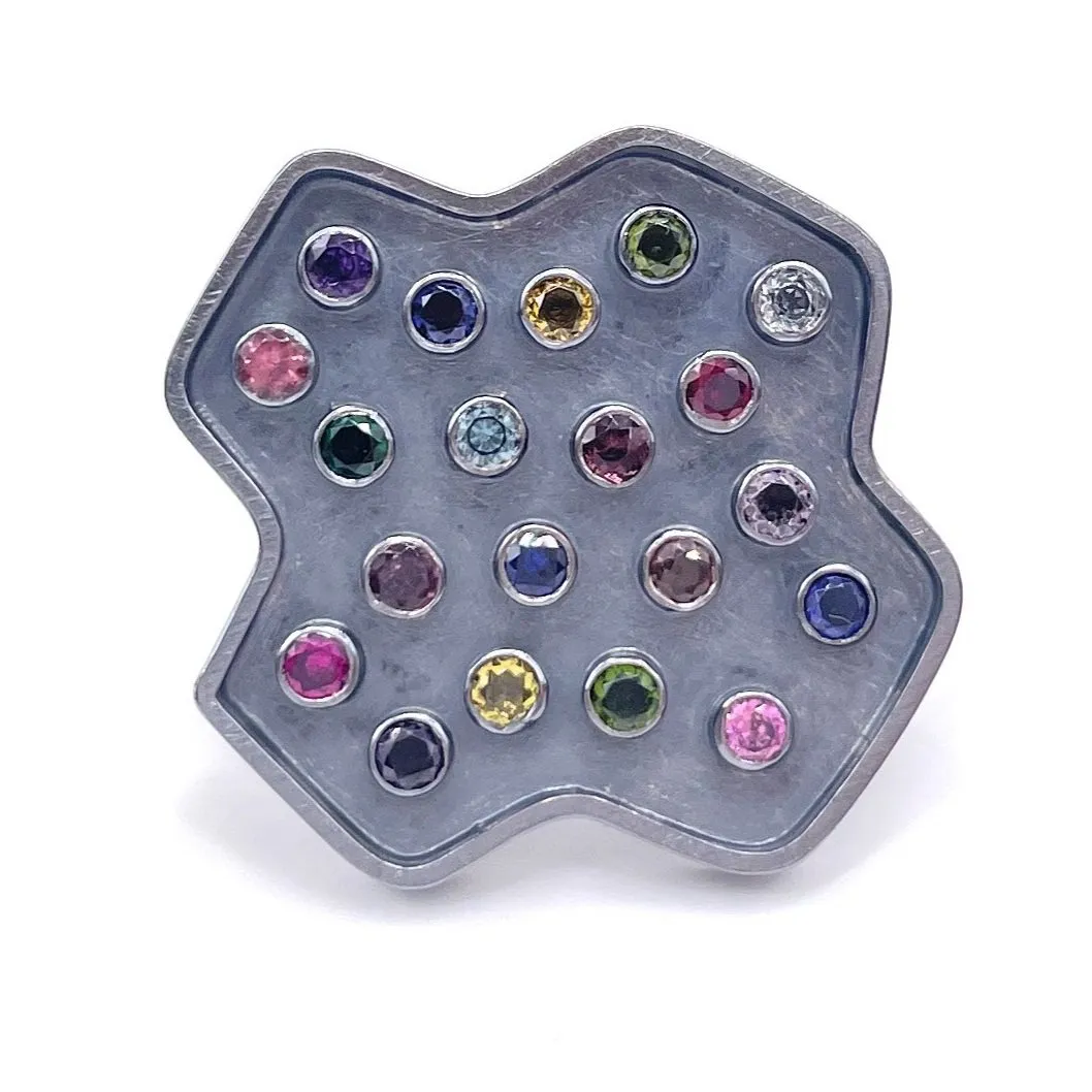 Studded Plus Ring