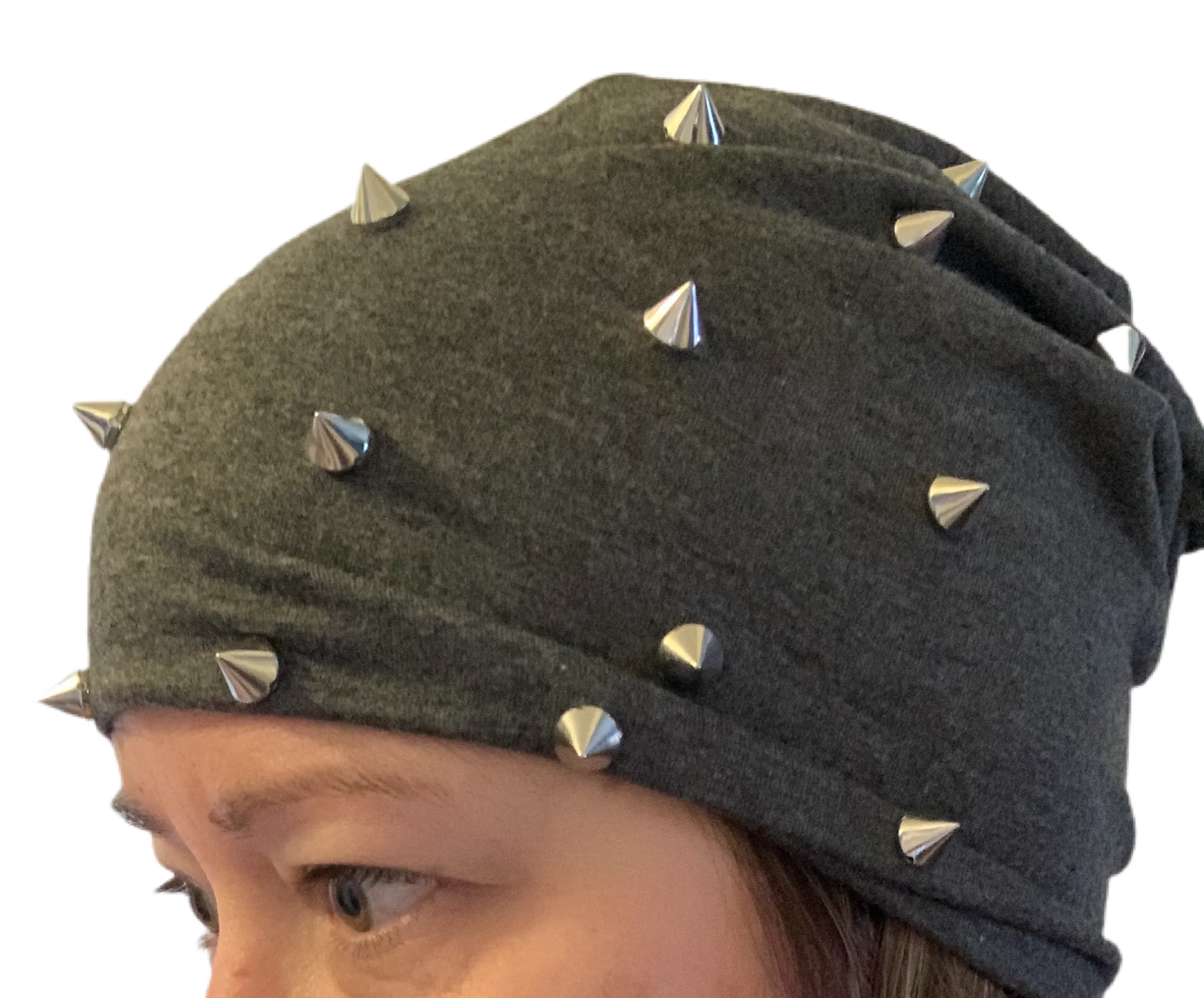 Studded Slouch Beanie
