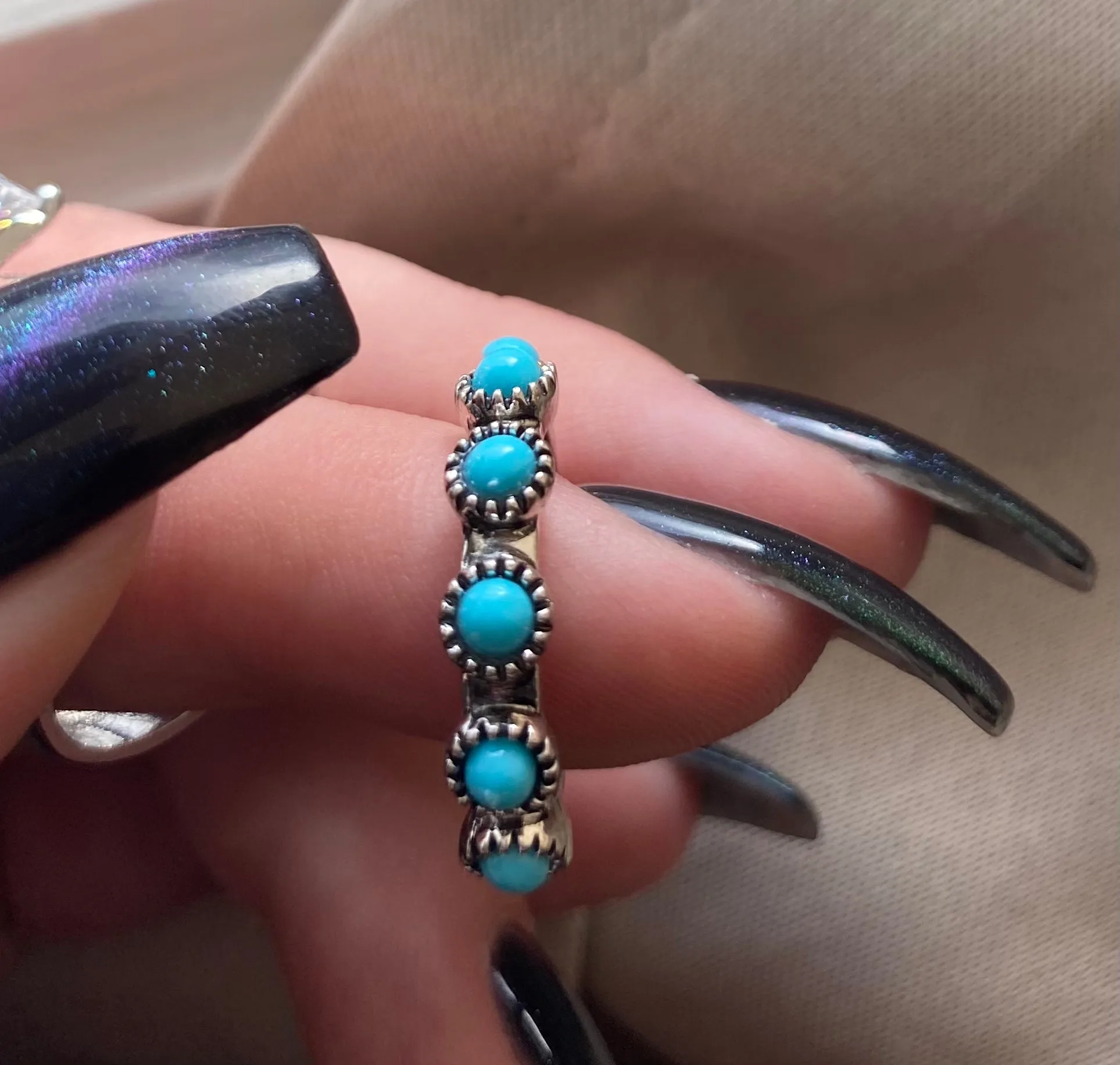 Studded Turquoise Band