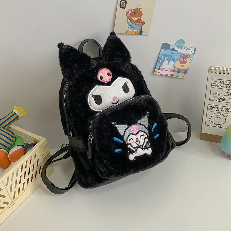 Style Cartoon Cute Furry Personalized Mini Girly Backpacks