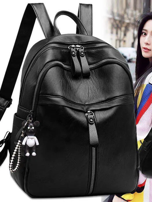 Style Female Niche Korean Texture Simple Backpacks