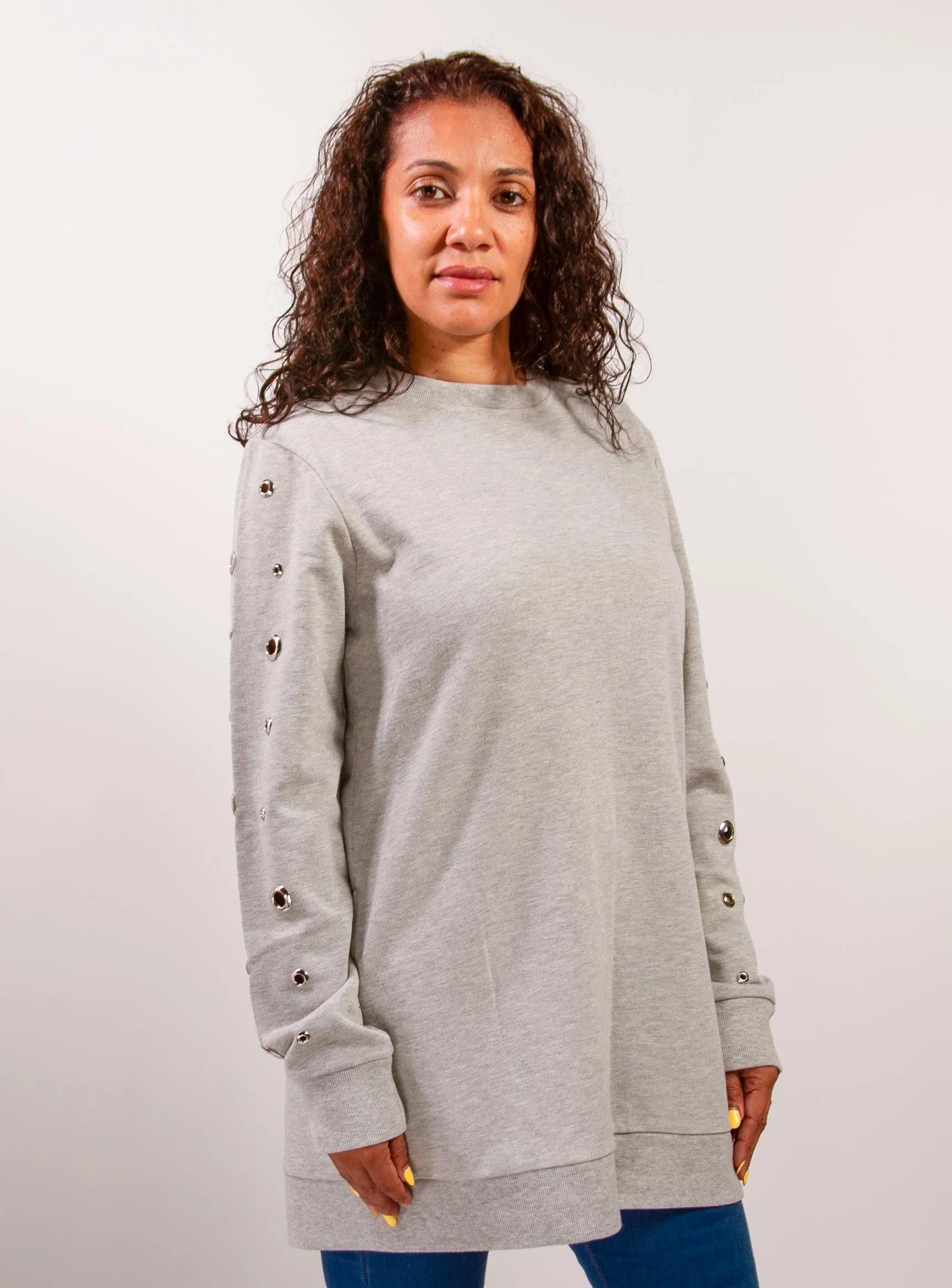 Sweatshirt With Studded