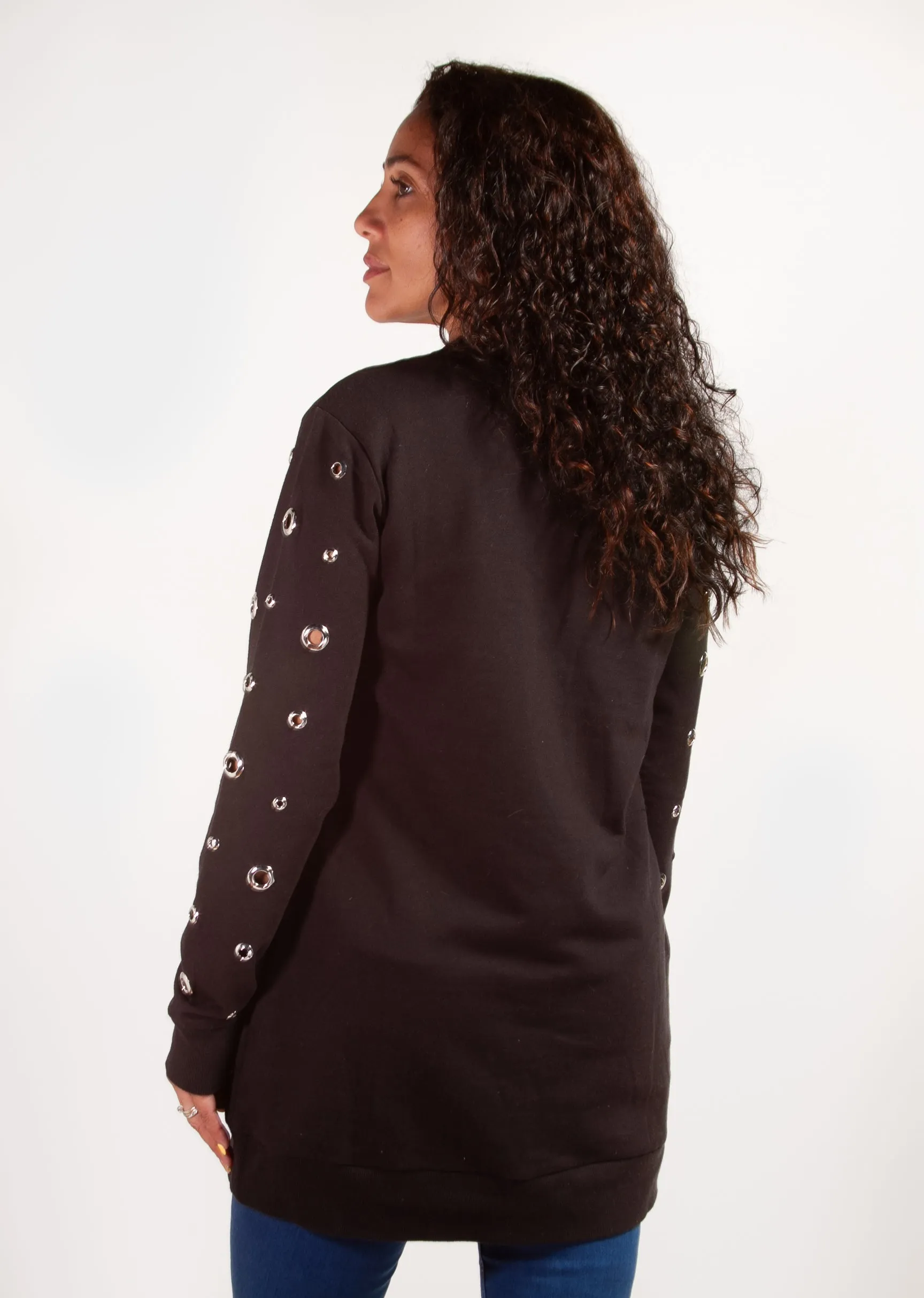 Sweatshirt With Studded