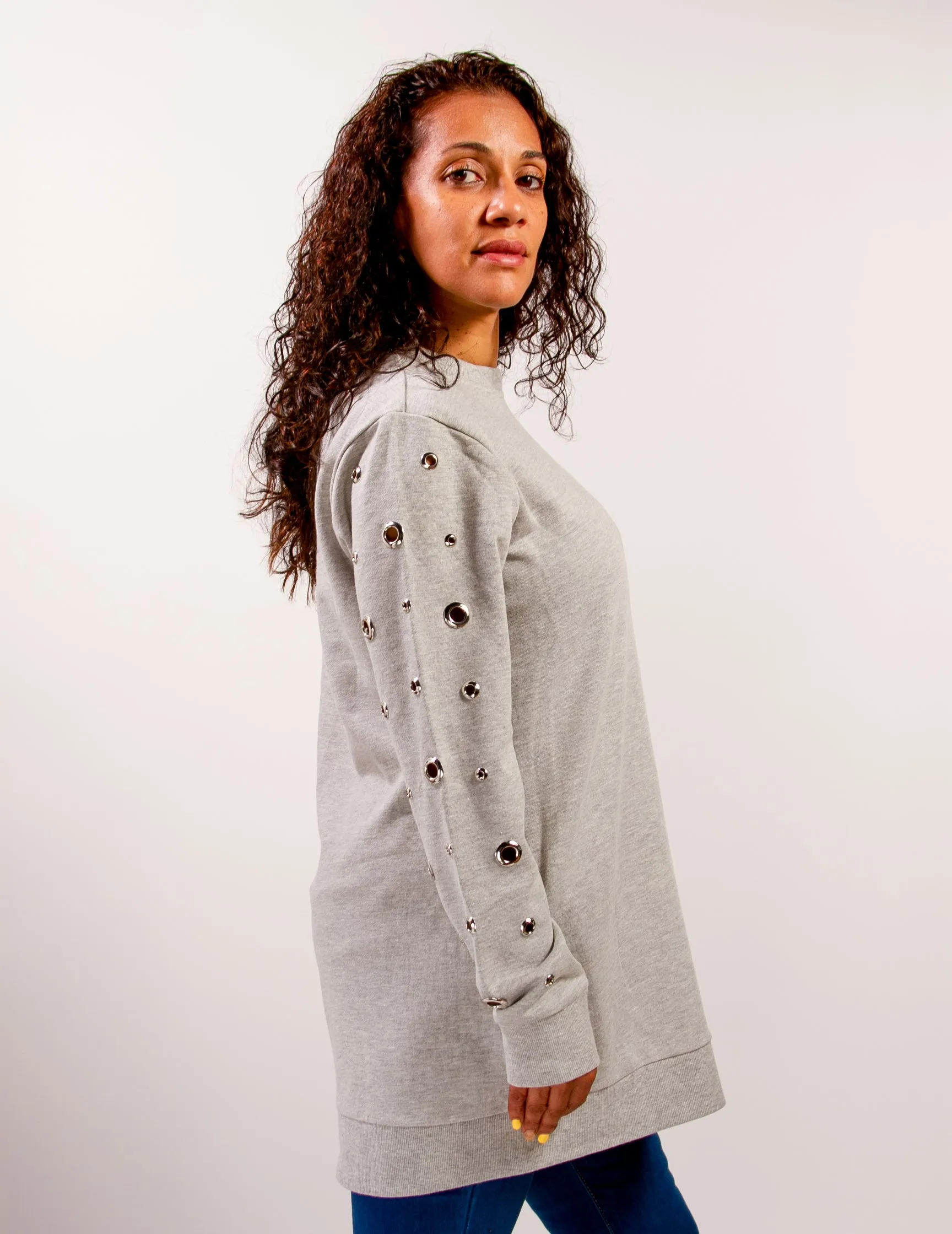 Sweatshirt With Studded