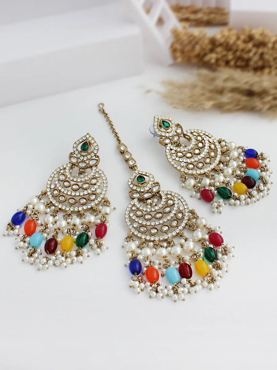 Tamanna Earrings & Tikka