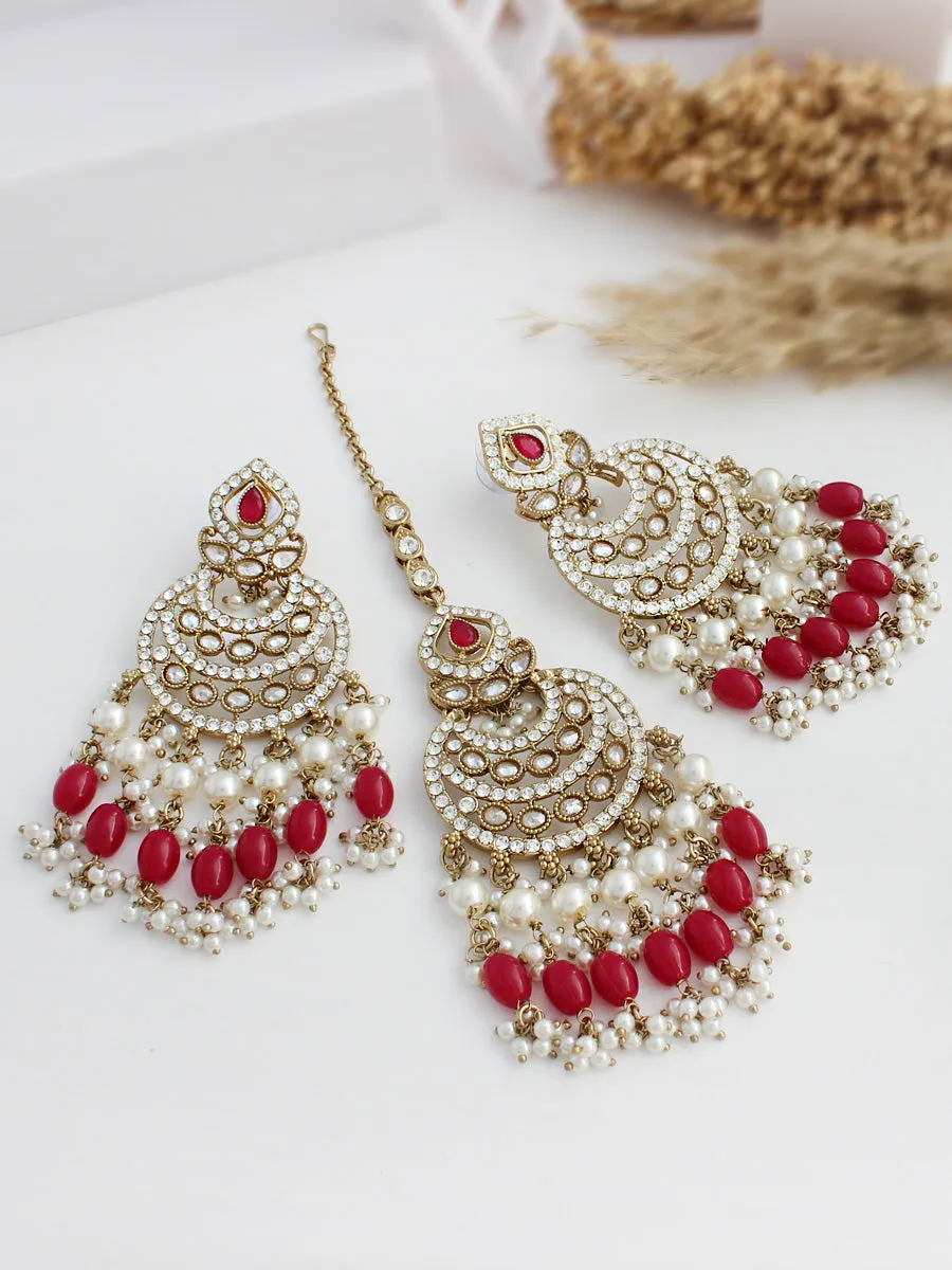 Tamanna Earrings & Tikka